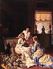 Charles Baugniet Spring's New Arrivals painting